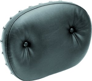 Honda VT750C2 Spirit Two-Piece Motorcycle Seat - Mustang Motorcycle - Wide Tour 2PC Seat w/Dr Backrest Studs - Black - `07-`15